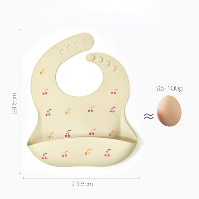 Waterproof Silicone Baby Bib – BPA Free, Soft & Adjustable