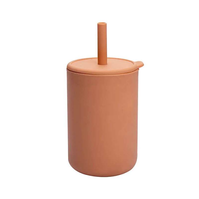 Portable Silicone Snack Cup with Lid – Leak-Resistant Food Storage Container for Toddlers & Kids, Travel-Friendly Snack Holder