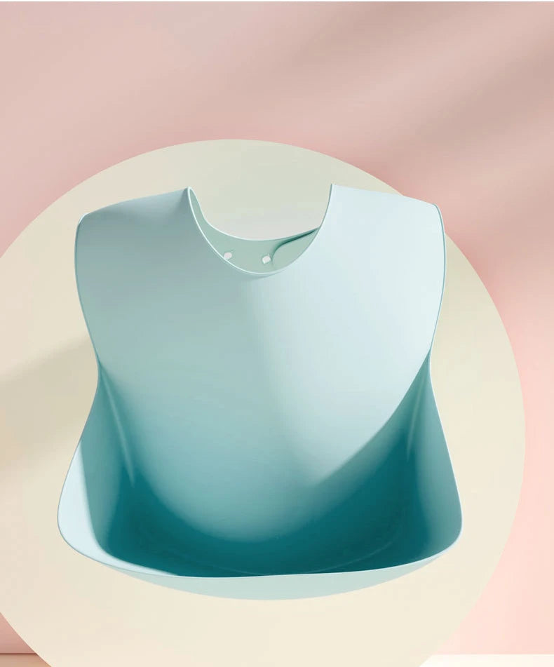 Waterproof Silicone Baby Bib – BPA Free, Soft & Adjustable