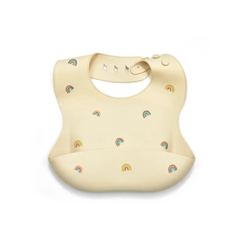 Waterproof Silicone Baby Bib – BPA Free, Soft & Adjustable