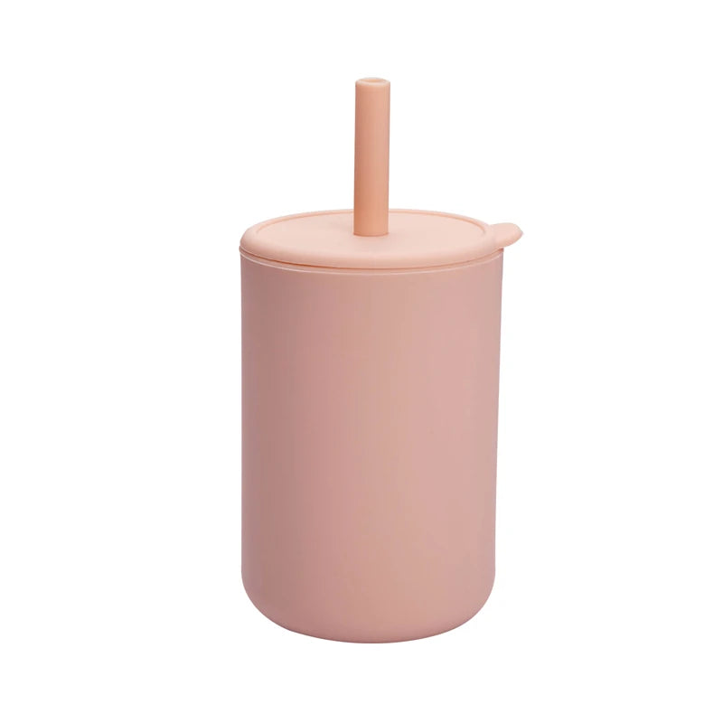 Portable Silicone Snack Cup with Lid – Leak-Resistant Food Storage Container for Toddlers & Kids, Travel-Friendly Snack Holder
