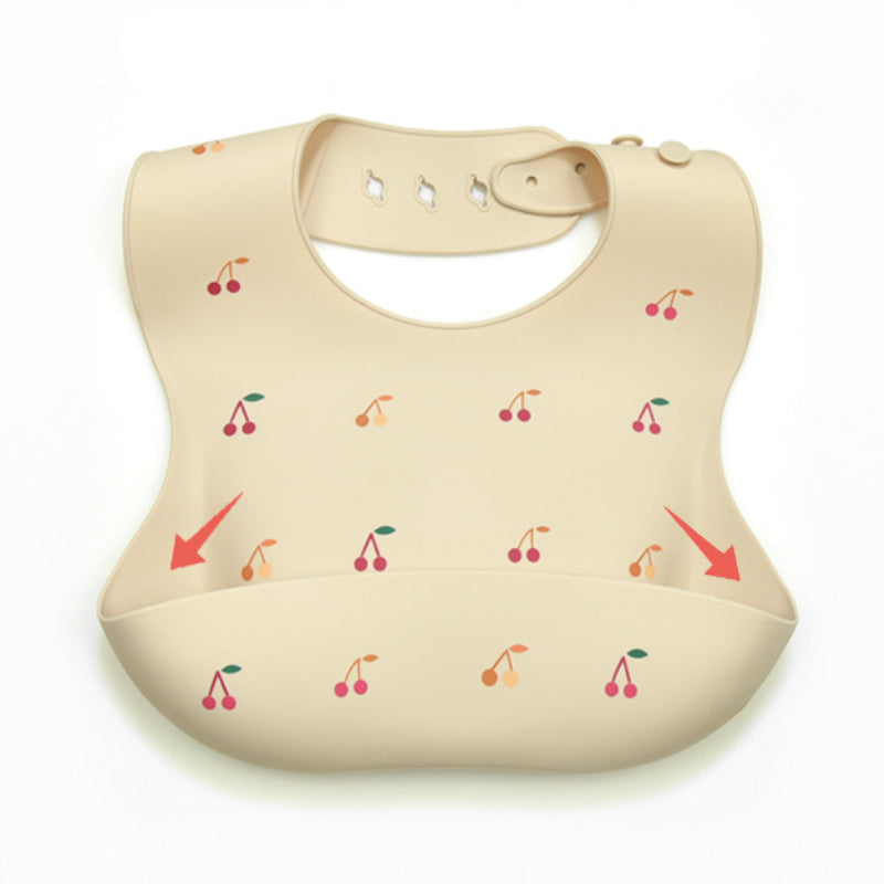 Waterproof Silicone Baby Bib – BPA Free, Soft & Adjustable