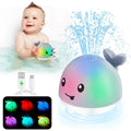 Light-Up Baby Whale Bath Toy – Sprinkler Fountain for Toddlers