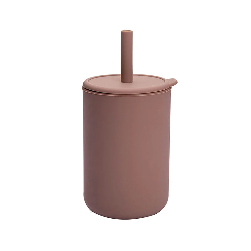 Portable Silicone Snack Cup with Lid – Leak-Resistant Food Storage Container for Toddlers & Kids, Travel-Friendly Snack Holder