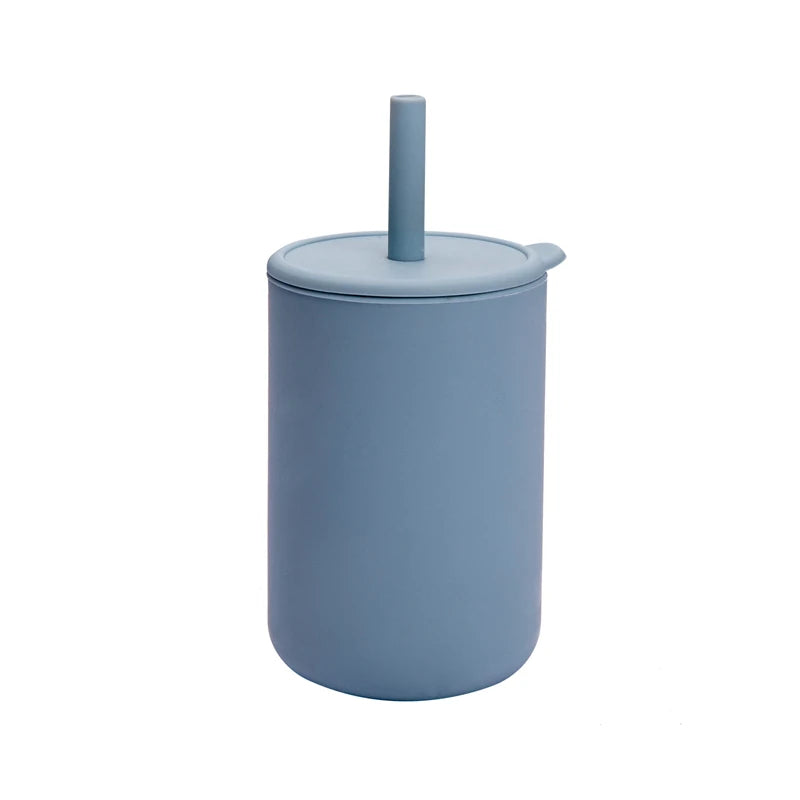 Portable Silicone Snack Cup with Lid – Leak-Resistant Food Storage Container for Toddlers & Kids, Travel-Friendly Snack Holder
